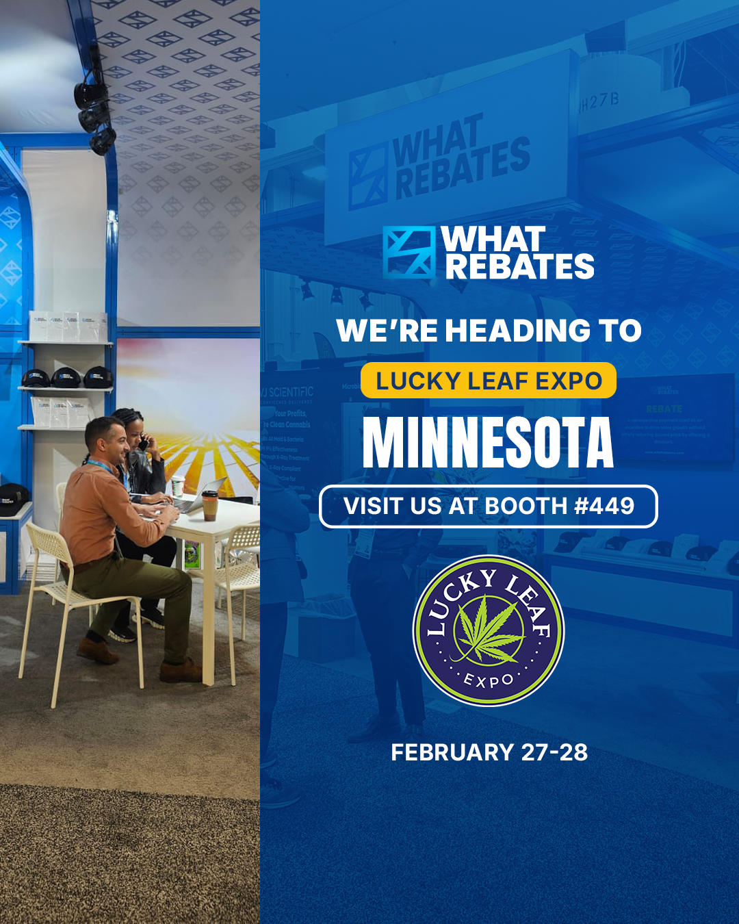 WhatRebates at Lucky Leaf Expo — Minnesota
