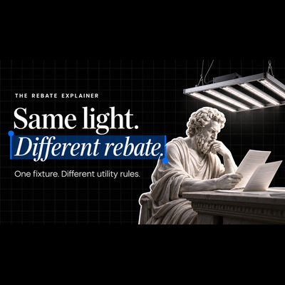 Why the Same Grow Light Can Qualify for Different Rebates
